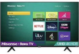 RRP £550 Boxed Hisense R7 Series Roku Smart Tv