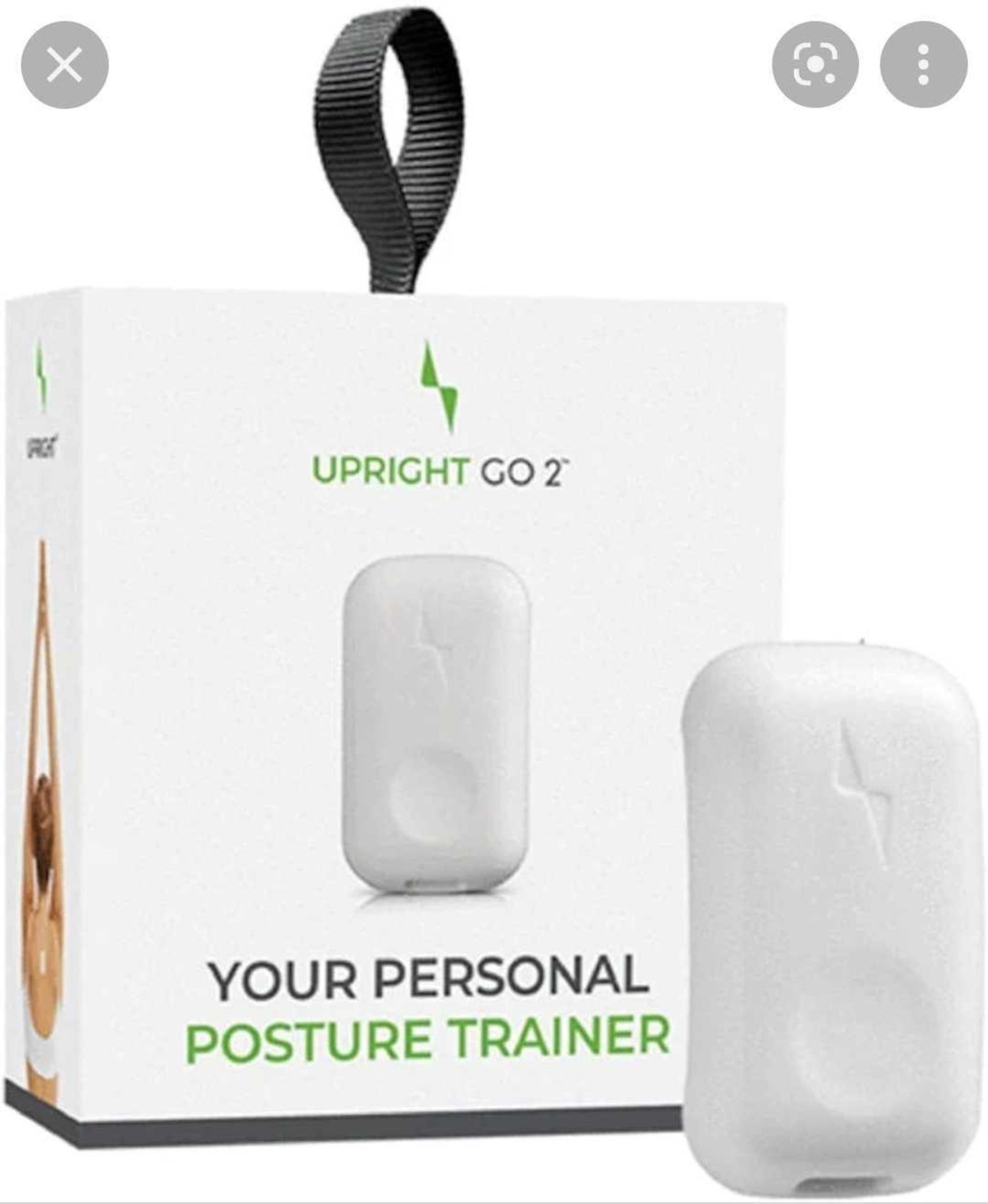 RRP £100 Boxed Upright Go2 Your Personal Posture Trainer