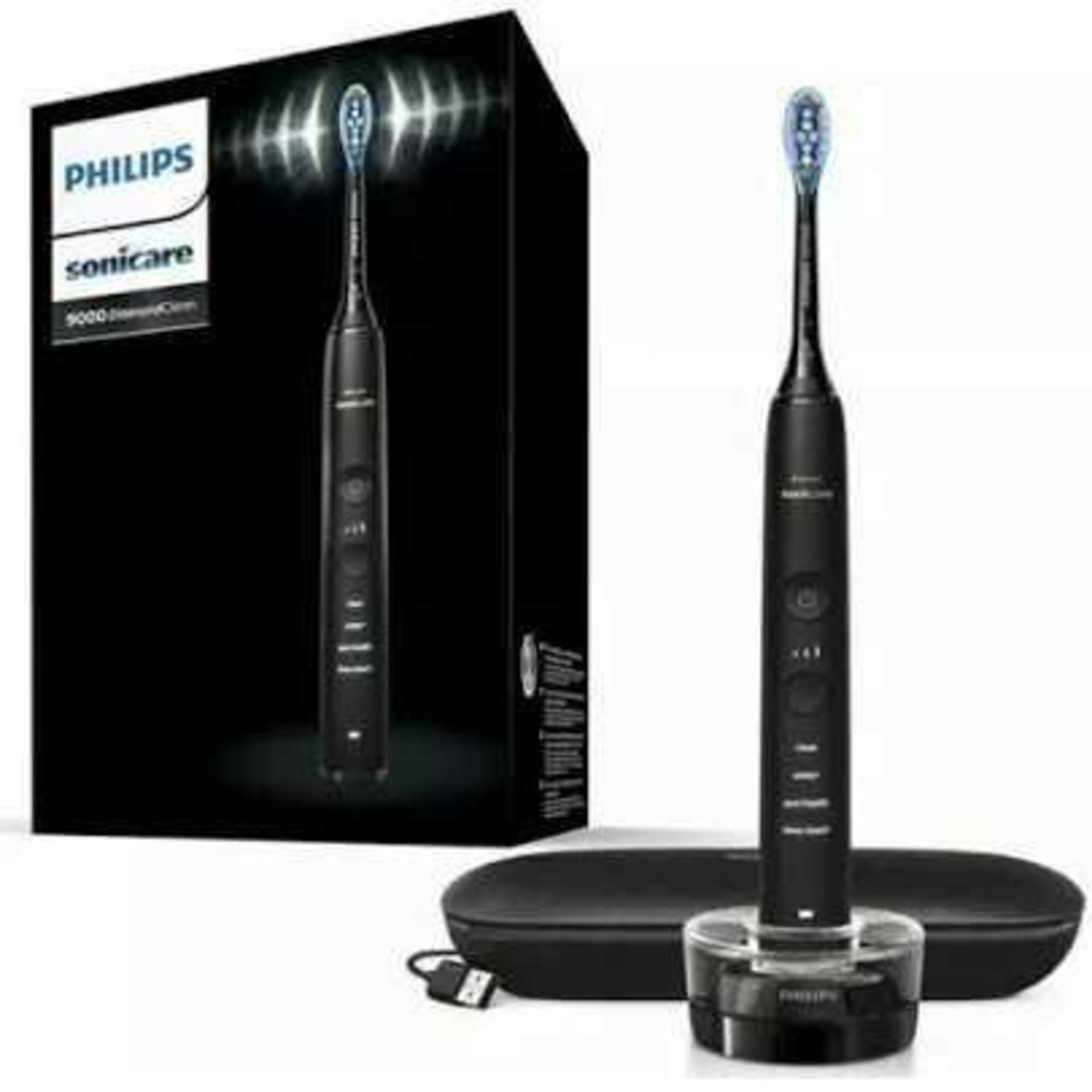 RRP £340 Boxed Phillips Sonicare 9000 Diamond Clean Toothbrush