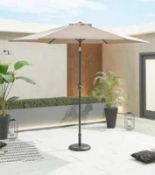 RRP £70 Boxed Nova Outdoor Living Antigua 3M Round Aluminium Parasol