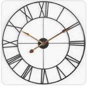 RRP £100 Boxed John Lewis Skeleton Wall Clock