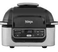 RRP £290 Boxed Ninja Foodi Health Grill & Air Fryer Ag301Uk