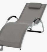 RRP £100 Boxed Alilah Reclining Sun Lounger