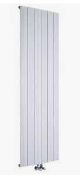 RRP £180 Boxed Vertical Designer Radiator Colour Grey