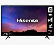 RRP £450 Boxed Hisense R50A6Gtuk 50" 4K Hdr Smart Tv (Grade A-D)