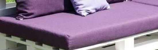 RRP £80 Bagged Lilac Fabric Bench Cushion