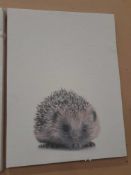 RRP £150 The Stuppell Home Decor Collection Just A Cute Hedgehog Canvas Wall Art