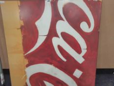 RRP £180 Coca Cola Large Painted Canvas Wall Art