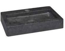 RRP £100 Boxed Trapp Marble Handmade Rectangular Bathroom Sink Basin