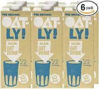 RRP £400 Lot To Contain Oatly Oat Drink Organic 1 Litre (Pack Of 6) + More (38 Count)