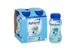 RRP £2000 Lot To Contain Aptamil With Pronutra Plus Stage 2 Follow On Milk 200 Ml (Pack Of 12) + Mor