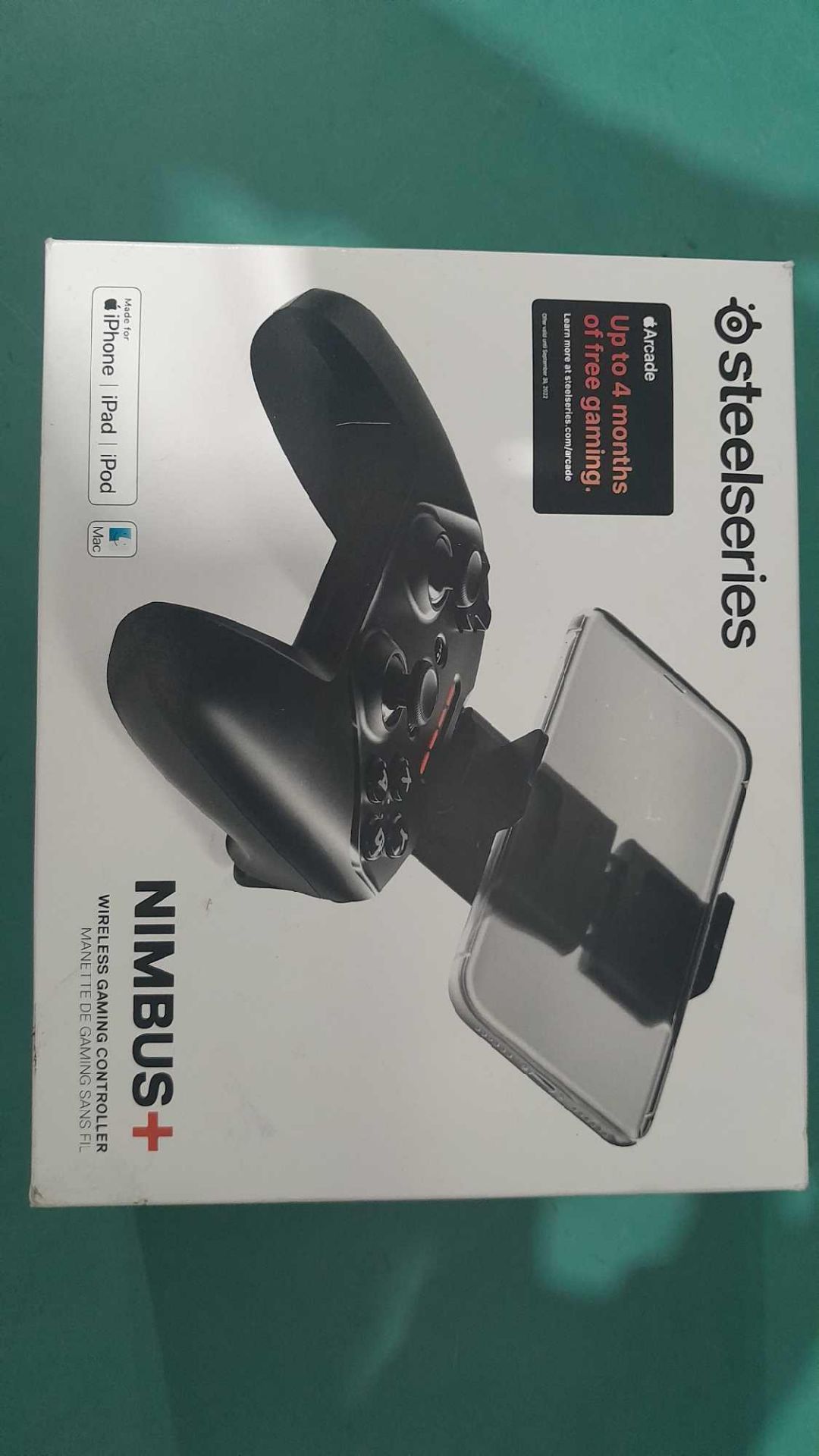 RRP £80 Boxed Steelseries Nimbus Wireless Gaming Controller - Image 2 of 2