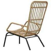RRP £330 Boxed Froyton Rattan Garden Chair