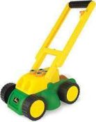 RRP £100 Lot To Contain 5 Boxed Brand New John Deere Real Sounds Toy Lawn Mowers