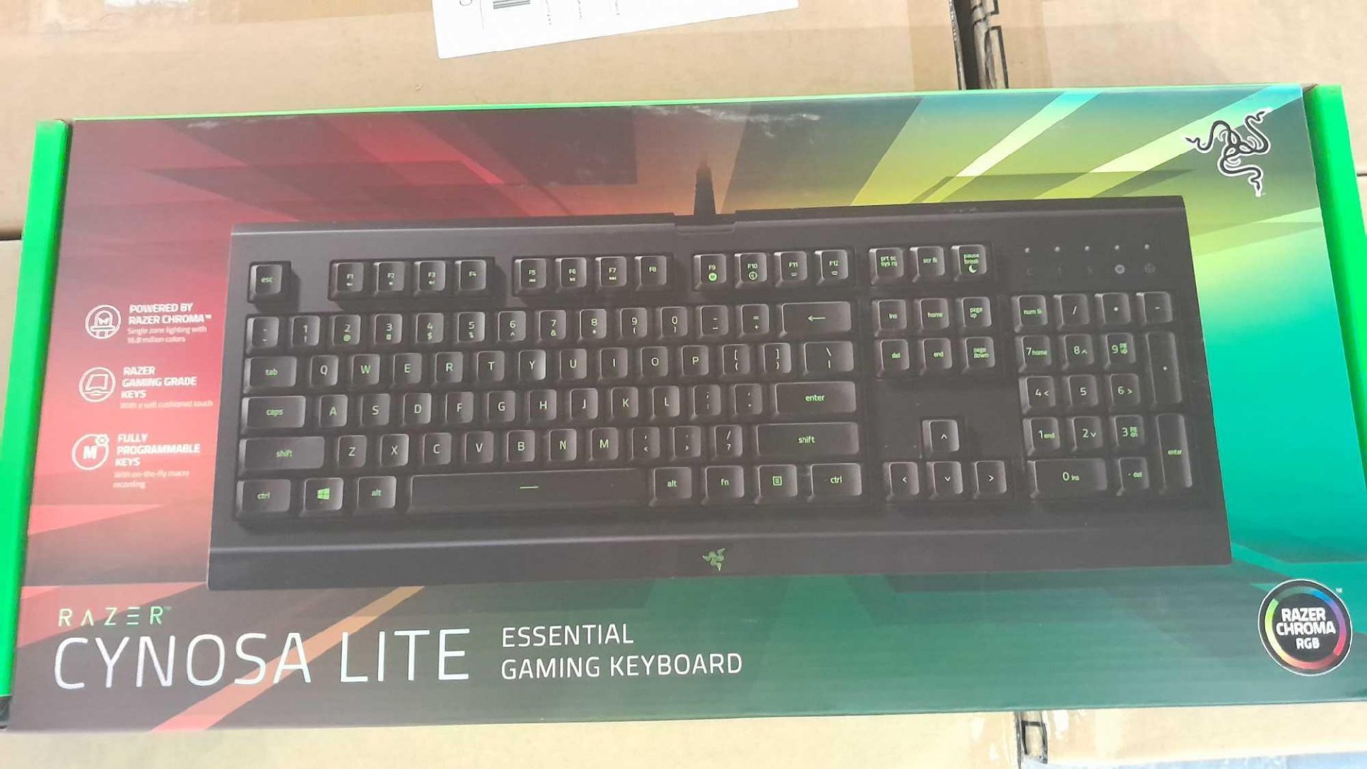 RRP £150 Lot To Contain 5 Boxed Brand New Razer Cynosa Lite Gaming Keyboards - Image 2 of 2