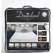 RRP £125 Bagged Dreamland Cotton Heated Mattress Protector