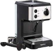 RRP £100 Boxed Brand New Amazon Espresso Coffee Machine With Milk Frother