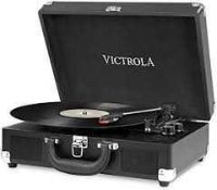 RRP £120 Boxed Victrola The Journey Suitcase Record Player