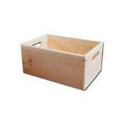 RRP £120 Lot To Contain X4 Items, Wooden Storage Box, X2 Assorted Sheer Panels, Hand Towels