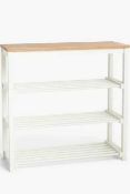 RRP £105 Boxed John Lewis Croft 4 Tier Shoe Rack