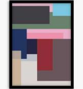 RRP £100 Boxed John Lewis Jonathan Lawes - 'Compote 02' Framed Print, 74.5 X 54.5Cm, Pink/Multi