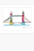RRP £120 Lot To Contain 2 John Lewis Wall Art To Include Tower Bridge By Ilona Drew And A Coming Fro