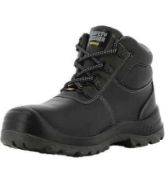RRP £80 Boxed Safety Jogger Industrial Steel Toe Cap Boots Uk Size 7