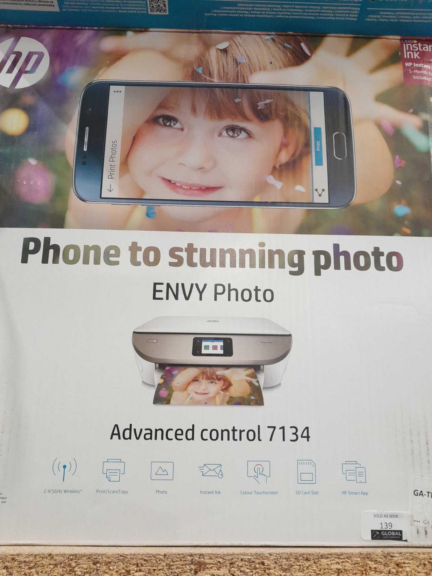 RRP £200 Boxed Hp Envy Photo Advanced Control 7134 - Image 2 of 2