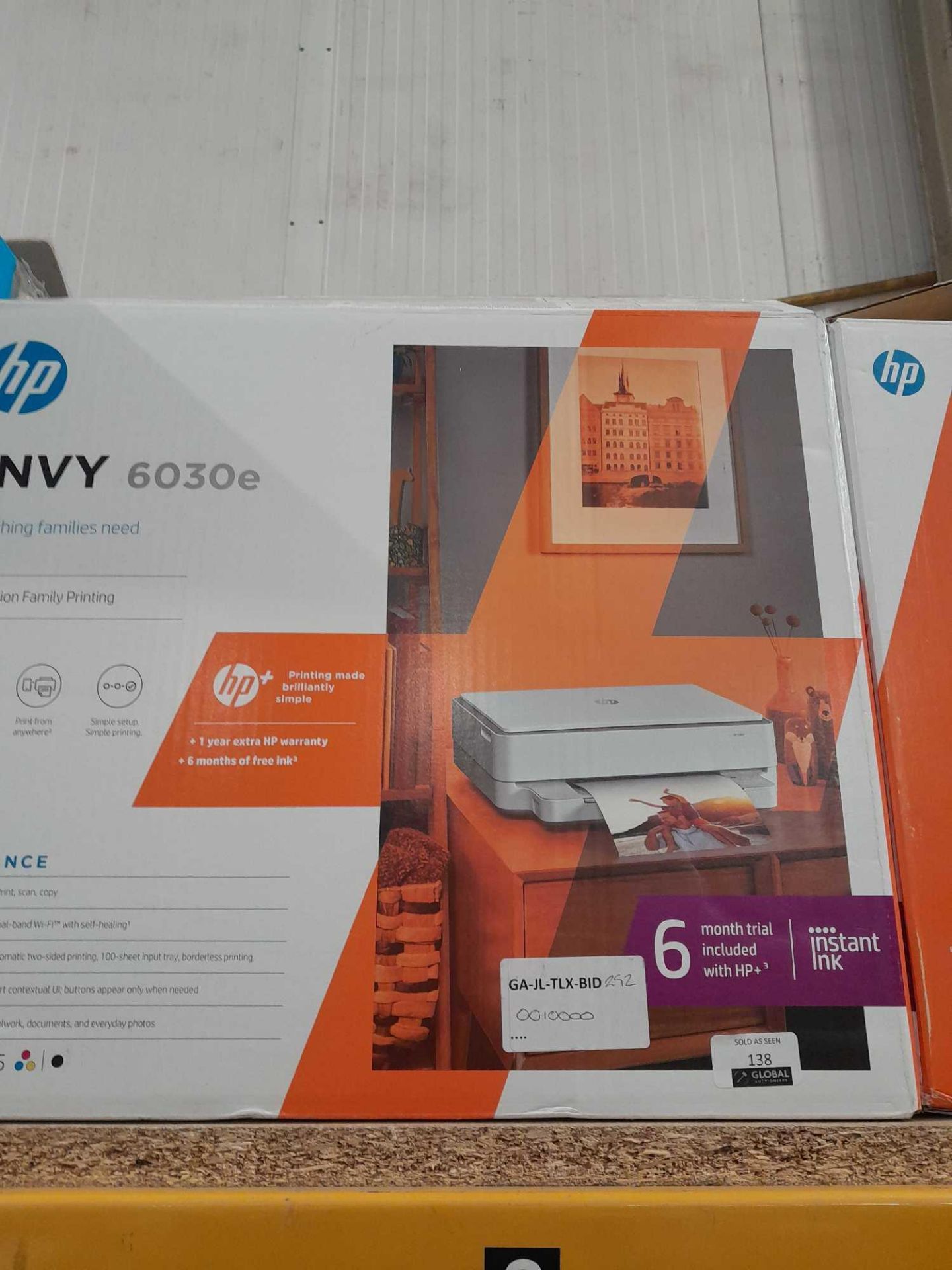 RRP £100 Boxed Hp Envy 6030E All In One Printer - Image 2 of 2