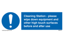 RRP £281 Lot To Contain Cleaning Station - Please Wipe Down Equipment And Other High Touch Surfaces