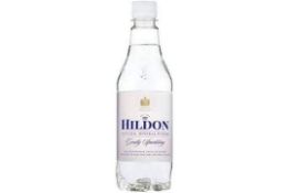 RRP £244 Lot To Contain Hildon Gently Sparkling English Natural Mineral Water 500 Ml (Pack Of 24) +