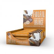 RRP £1620 Lot to contain Fulfil Vitamin and Protein Bar (15 x 55G Bars) l Chocolate Organge Flavour