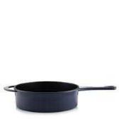 RRP £80 Boxed Cook's Essentials 25Cm 2 Piece Cast Iron Double Duty Casserole With Skillet Lid