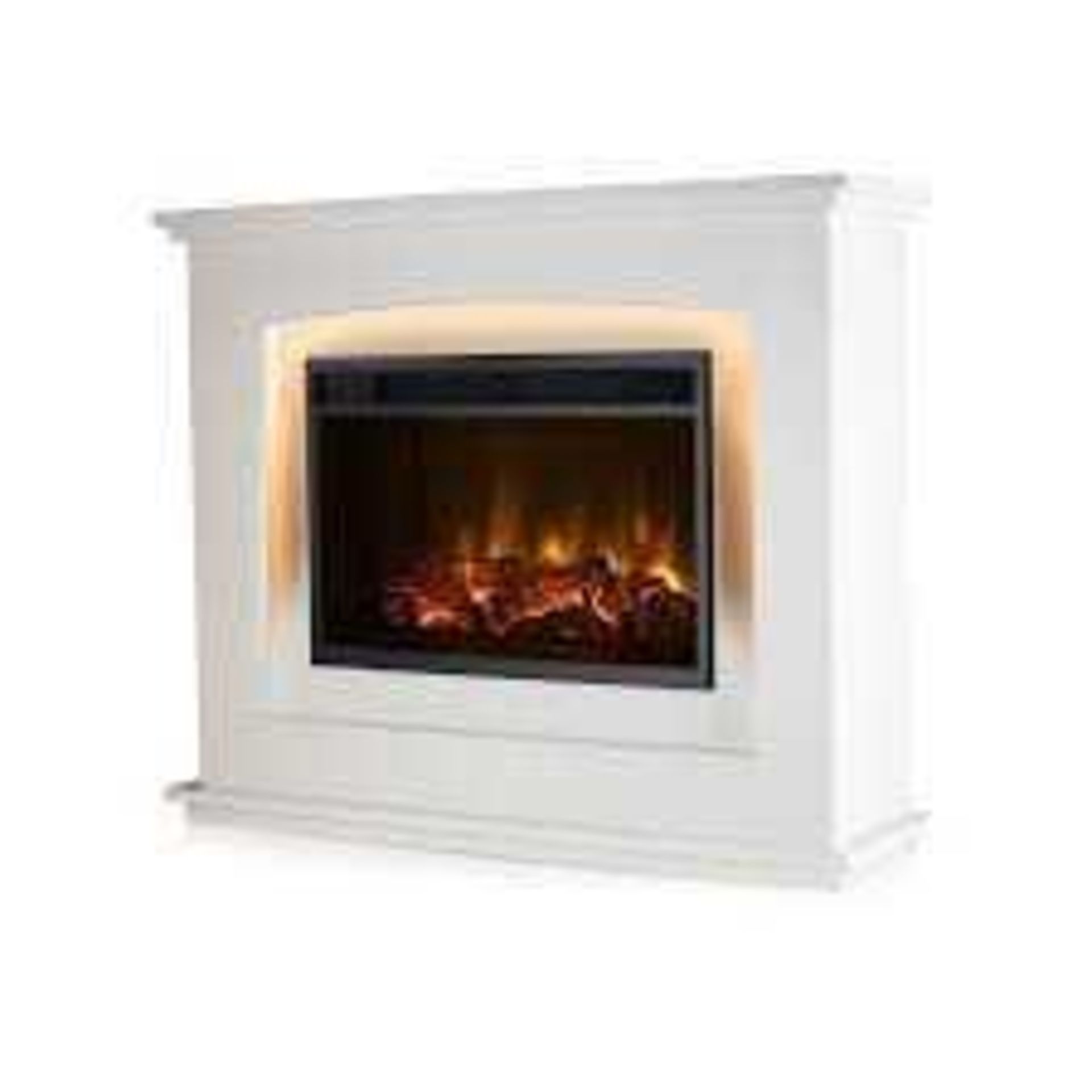 RRP £340 Boxed Washington Electric Fire Place Suite