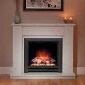 RRP £400 Boxed Electric Fireplace Suite