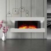 RRP £295 Boxed Addison Electric Fire Suite