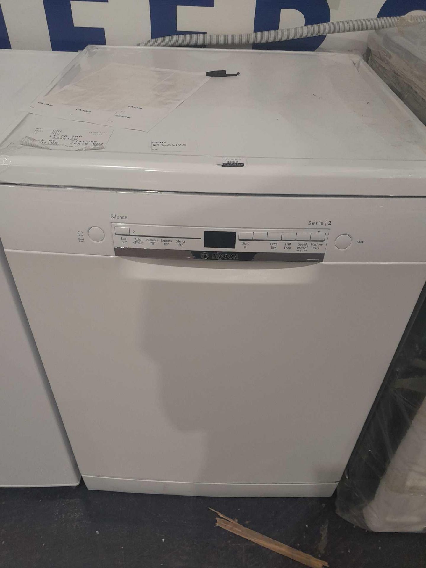 RRP £400 Bosch Serie 2 Sms2Itw08G Freestanding Dishwasher, White(Irz3094120) - Image 2 of 2