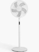 RRP £100 Lot To Contain 2 Boxed Assorted John Lewis 16" Pedestal Fans