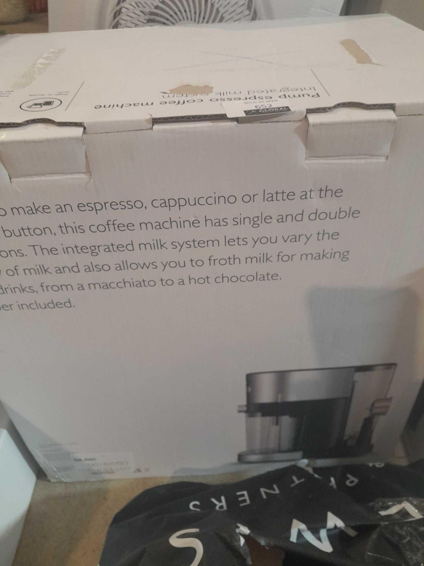 RRP £100 Boxed John Lewis Pump Espresso Coffee Machine With Integrated Milk System - Image 2 of 2