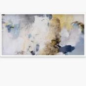 RRP £115 John Lewis Natasha Barnes - 'Wind Beneath Your Wings' Framed Canvas Print, 64 X 124Cm, Yell