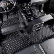 RRP £150 Box To Contain A Large Assortment Of Items To Include Pair Of Leatherette Car Mats, Mazda 3
