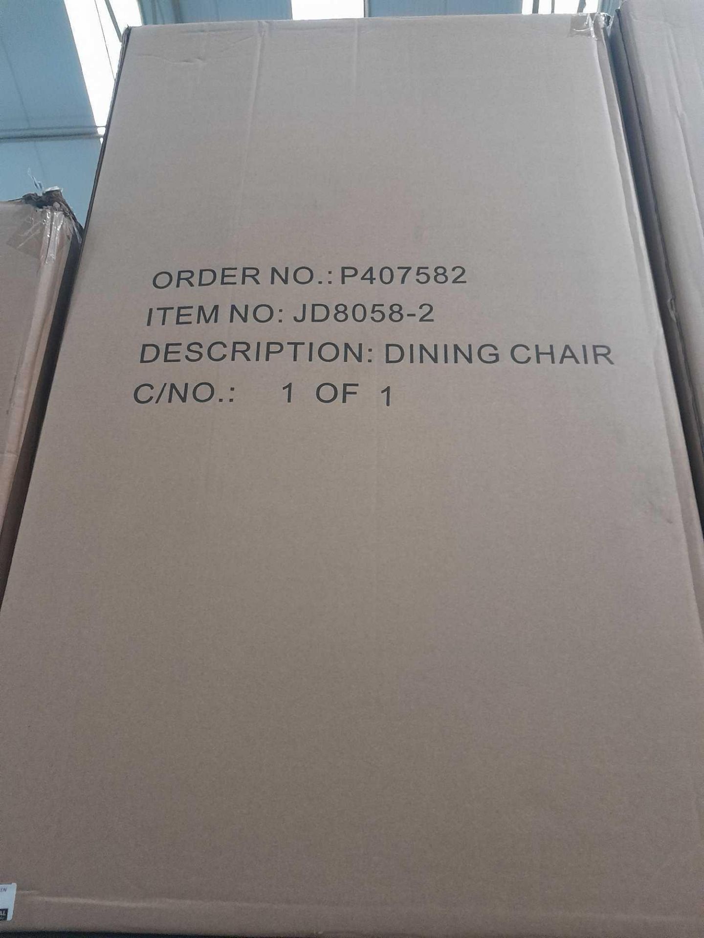 RRP £200 Boxed Brand New Arigi Bianci Set Of 2 Blue Velvet Dining Chairs(Jb8058-2) - Image 2 of 2