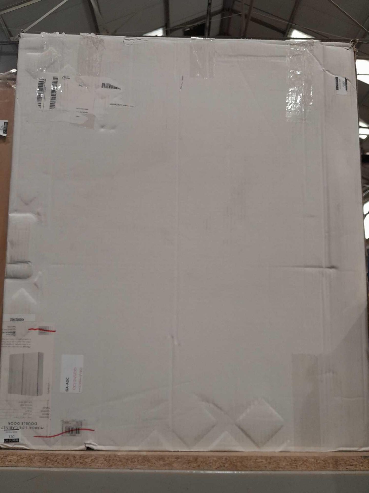 RRP £250 Boxed John Lewis Double Door Mirrored Side Cabinet - Image 2 of 2
