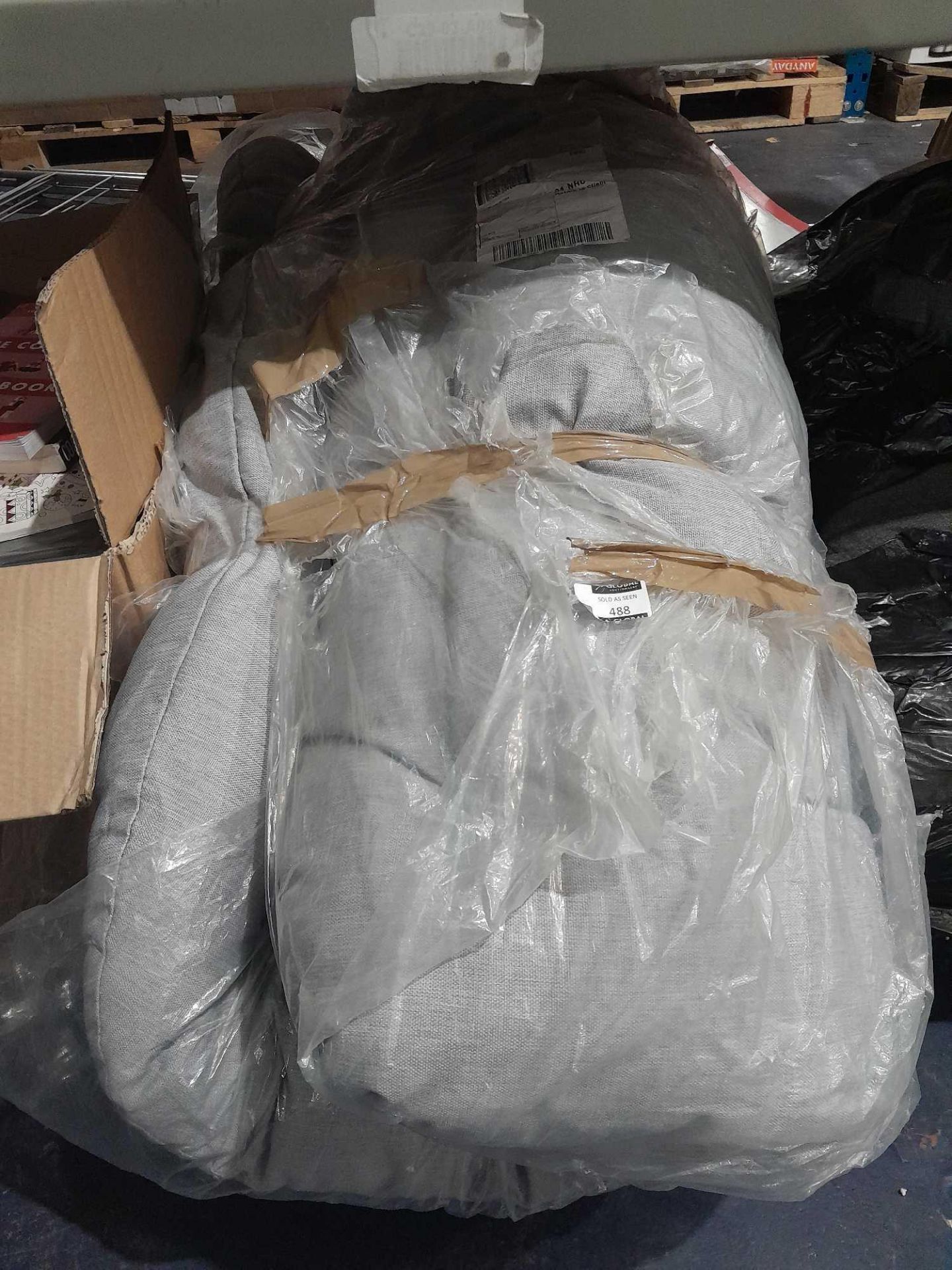 RRP £100 Bagged Amazon Grey Large Cushion - Image 2 of 2