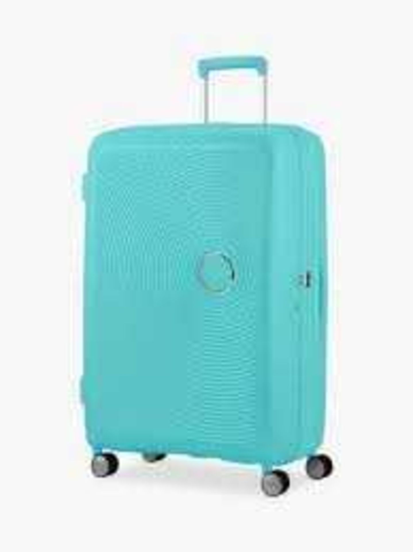 RRP £120 American Tourister Small Hardshell Turquoise Suitcase