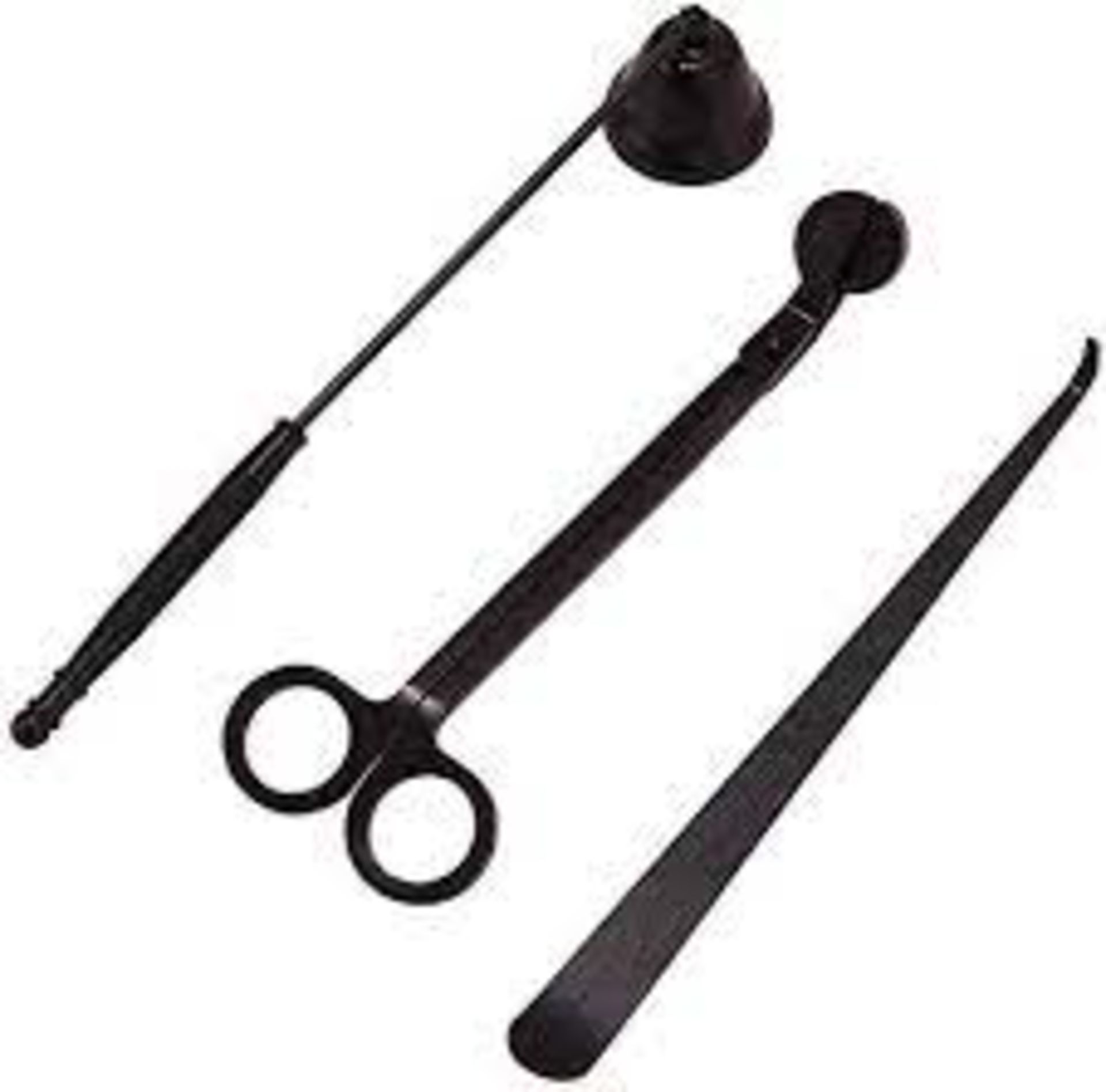 RRP £190 Lot To Contain 5 Boxed Black Wick Trimmer & Candle Snuffer And 1 One Handed Shears.