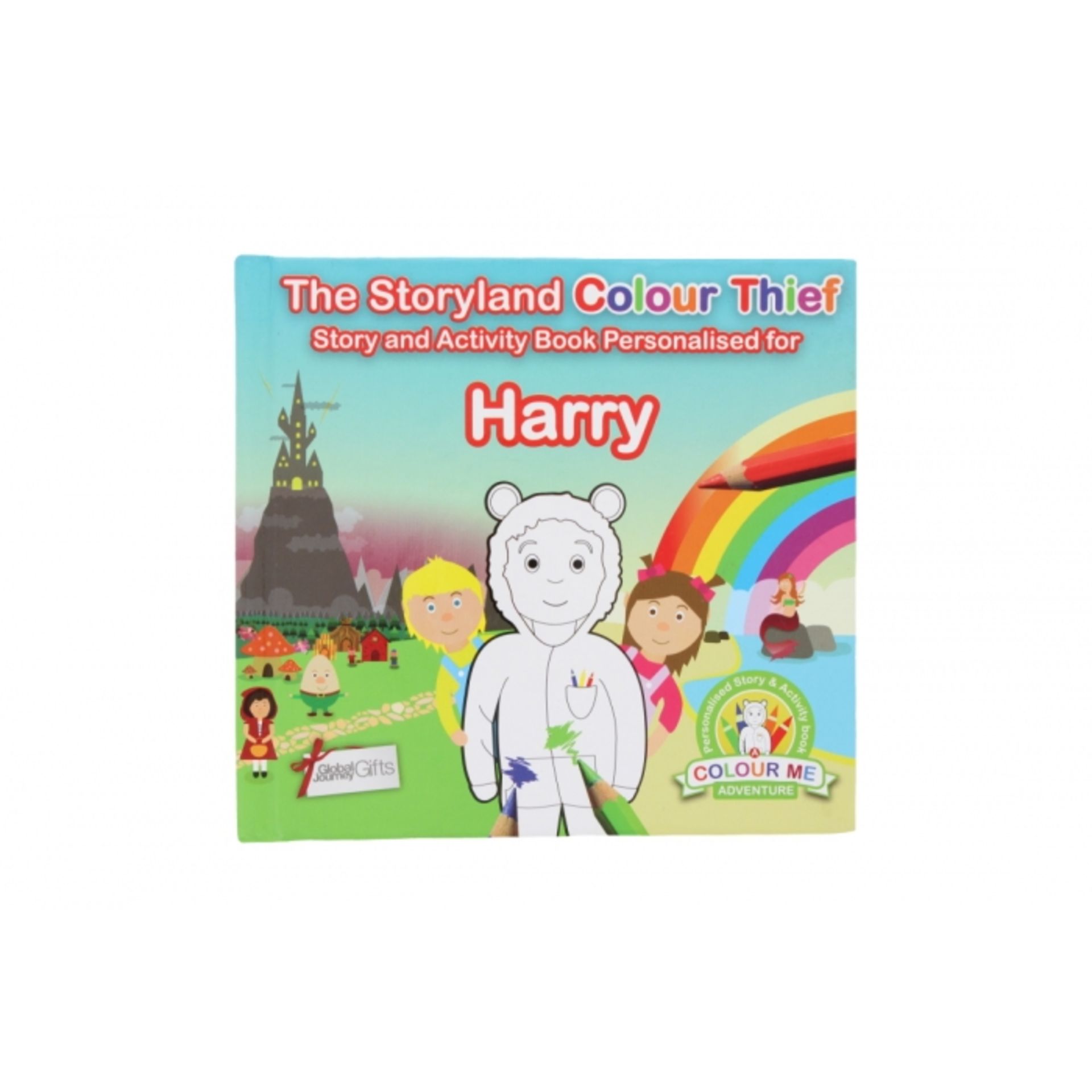 RRP £3.99 each - 100 x Personalised Children Story and Colouring Books (H)