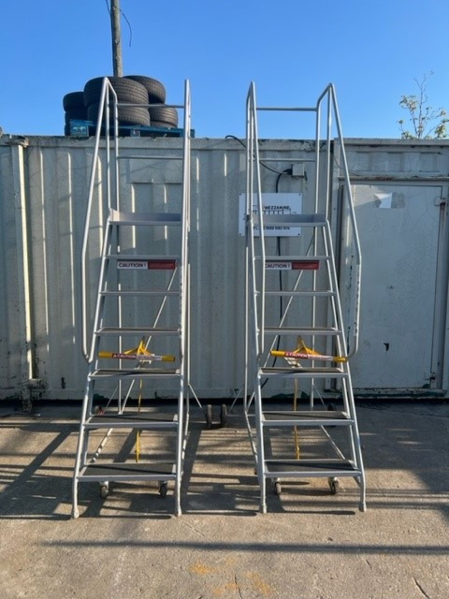 RRP £540 Warehouse Ladders Grey Set