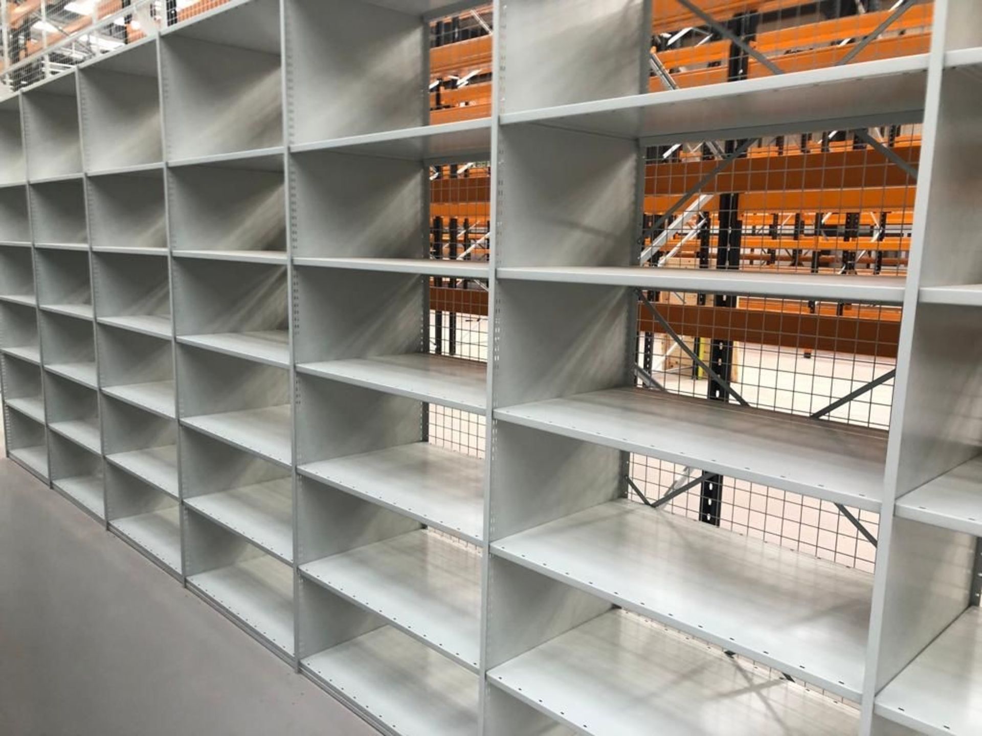 RRP £ 1728 Link Euro Shelving Lot To Contain 6 Bays, 6 Bays Include 7 Uprights@ 2500 High 600Mm - Image 2 of 4