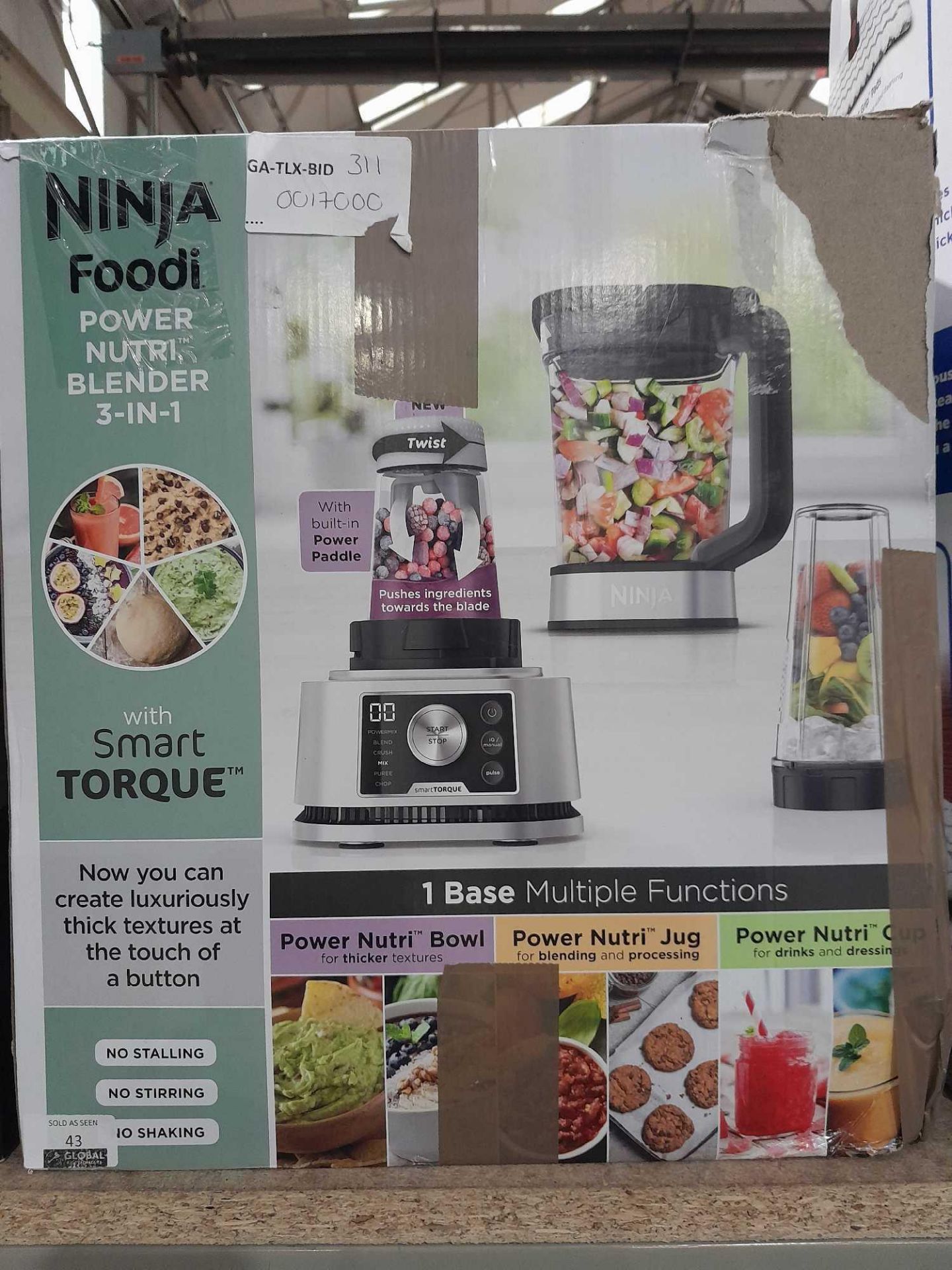 RRP £170 Boxed Ninja Foodi Power Nutri 3In1 Blender - Image 2 of 2